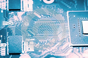 Abstract,close up of Mainboard Electronic computer background logic board,cpu motherboard,Main board,system board,mobo