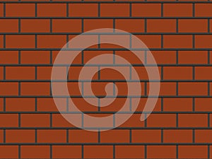 Abstract close-up red brick wall background