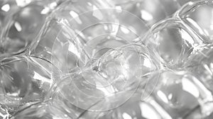 Abstract Closeup of Bubble Wrap Texture