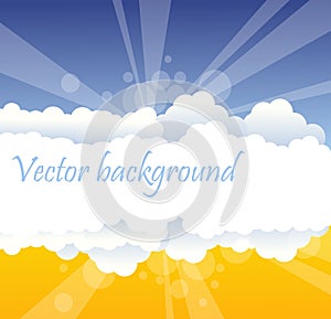 Abstract cloud background