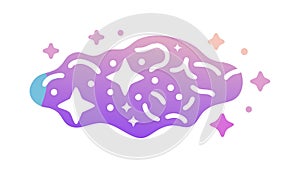 Abstract Cloud Brainstorming Ideas Creative Thought, vector design Generative AI