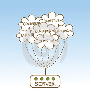 Abstract of cloud computing server