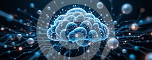 AI Cloud Intelligence Concept â Abstract Visual for Business Tech, Data Storage, and Digital Innovation