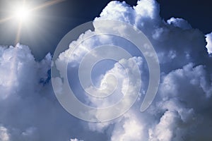 Abstract cloudscape background