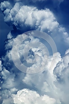 Abstract cloudscape background