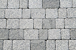 Abstract cobblestone pavement texture