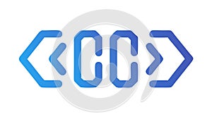 Abstract Code Brackets Programming Symbol, vector design Generative AI