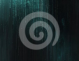 Abstract code stream background, binary flow