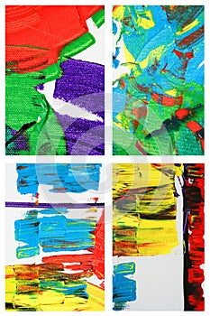 Abstract collage as background