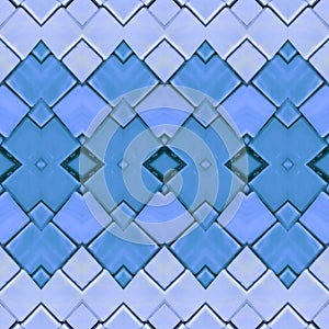 abstract collage design from an image of marble pieces in blue colors, background and texture photo