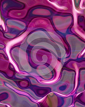 Abstract color background of curved glass texture