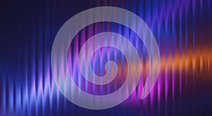 Abstract color background with vertical lines and waves