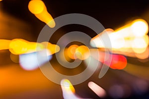 Abstract color blast of blur light