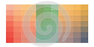 Abstract color block art