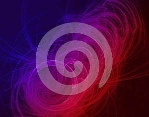 Abstract color factorial graphic