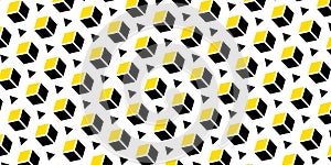 Abstract color hexagon background. Modern cube texture. Vector EPS 10