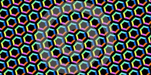 Abstract color hexagon background. Modern cube texture. Vector EPS 10