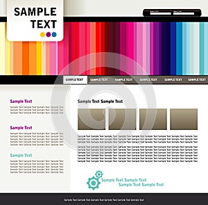 Abstract color homesite