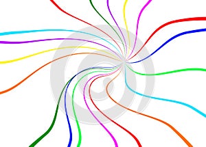 Abstract color lines