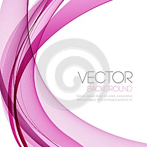 Abstract color lines background. Template leaflet