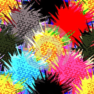 Abstract color pattern in graffiti style Quality illustration for your design