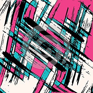 Abstract color pattern in graffiti style quality vector illustration for your design