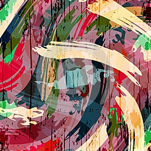 Abstract color pattern in graffiti style Quality vector illustration for your design