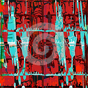 Abstract color pattern in graffiti style Quality vector illustration for your design photo