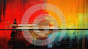 abstract color rainbow background LGBTQIA, ai