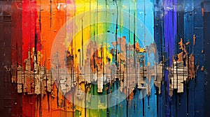 abstract color rainbow background LGBTQIA, ai