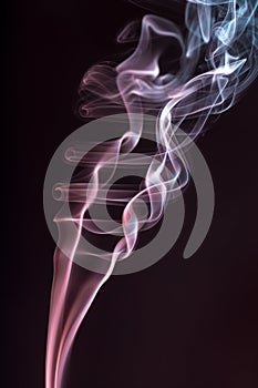 Abstract color smoke