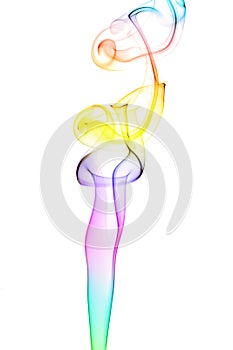 Abstract color smoke background