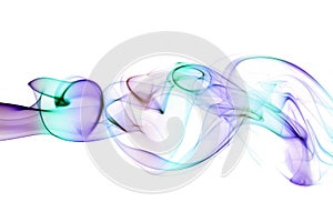 Abstract color smoke background