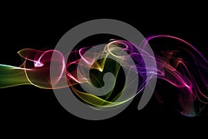 Abstract color smoke background