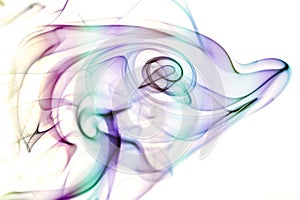 Abstract color smoke background