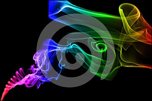 Abstract Color Smoke background