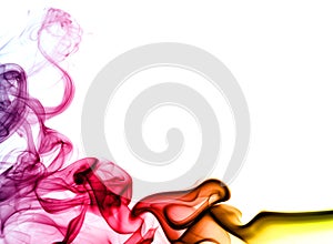Abstract color smoke.
