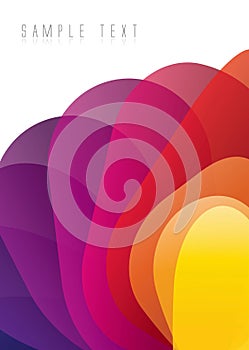 Abstract color spectrum background