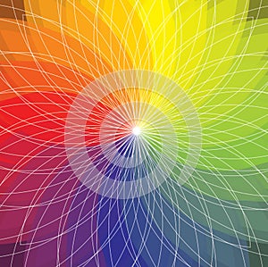 Abstract color spectrum background