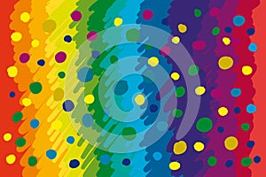 Abstract color twirl background