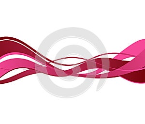 Abstract color wave design element.