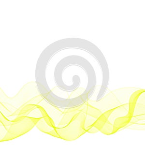 Abstract color waves isolated on white background. eps 10