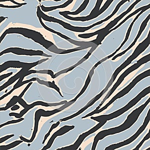 Abstract color zebra, tiger skin design. Animal skin texture seamless pattern.