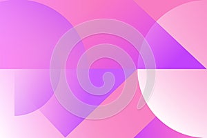 Abstract colored background from triangles, circles and lines. Vector. Geometric figures. Horizontal vibrant gradient background f
