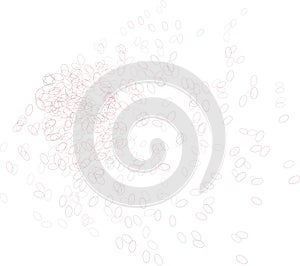 Abstract colored motion, particle or random shape pattern. Repeat, web, backdrop & template.