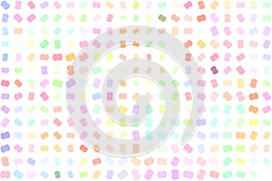 Abstract colored oval & mixed shape pattern. Cover, canvas, messy & graphic.