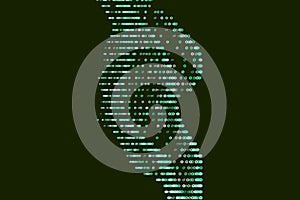 Abstract colored oval & mixed shape pattern. Web, texture, art & decoration.