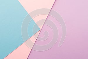Abstract colored paper background geometric pastel tone wallpaper
