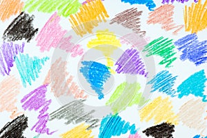 Abstract colored pencil background
