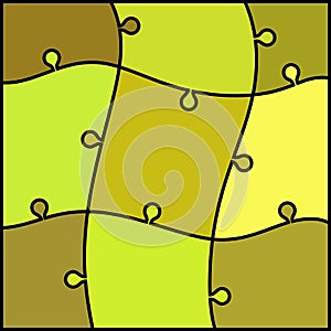 Abstract colored puzzle background